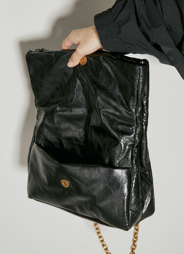 Balenciaga Monaco Small Chain Shoulder Bag Black bal0254062