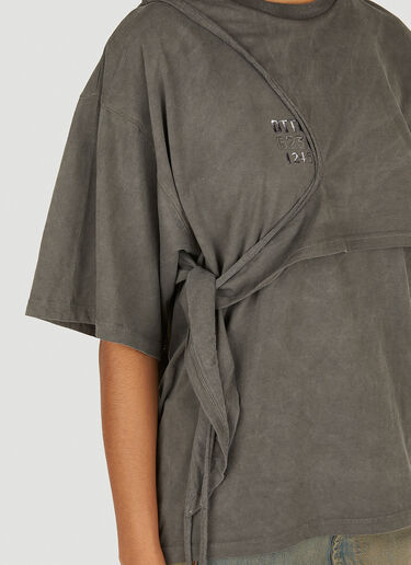 Ottolinger Wrap T-Shirt Grey ott0350001
