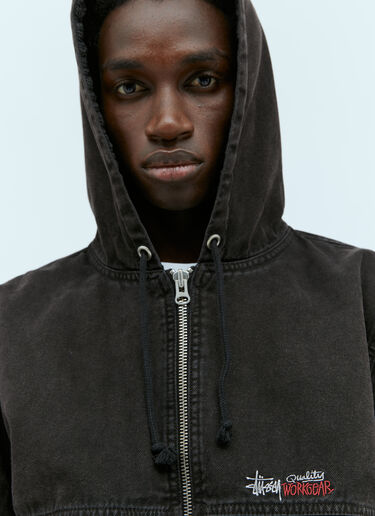 Stüssy Canvas Insulated Work Jacket Black sts0153029