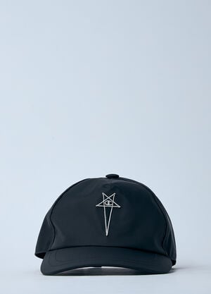 Rick Owens x Champion Logo Motif Baseball Cap Black roc0161007