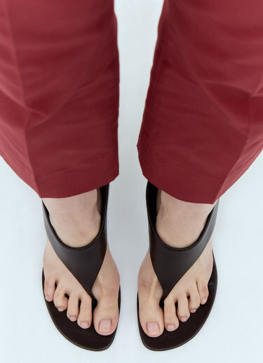 Saint Laurent Bridget 90 Lex Sandals Brown sla0256011
