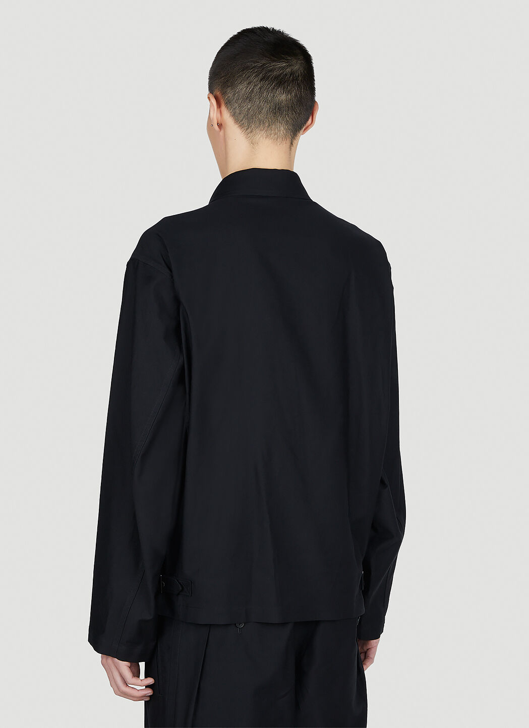Yohji Yamamoto Men's' A-One Layer Jacket in Black | LN-CC®