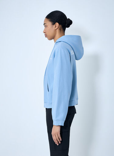 Balenciaga Zip-Up Hoodie Blue bal0263005