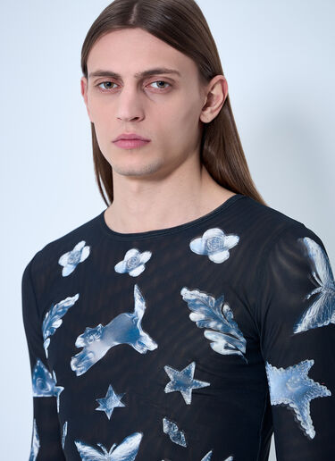 Chopova Lowena Workshop Mesh Top Black cho0360004