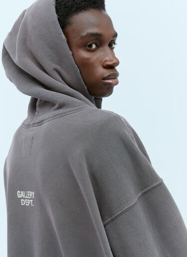 Gallery Dept. 90'S Recycle Hooded Sweatshirt Grey gdp0150037