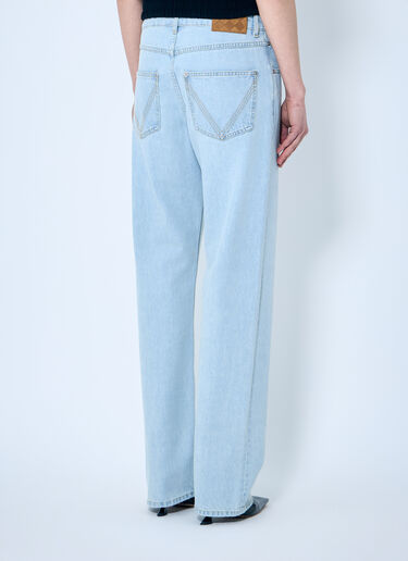 Bottega Veneta Extra Bleach Dirty Denim Jeans Blue bov0259006