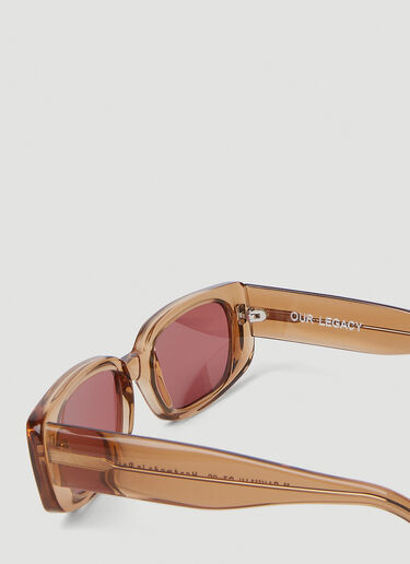 Samhain Sunglasses Our Legacy Samhain Sunglasses Brown our0352017