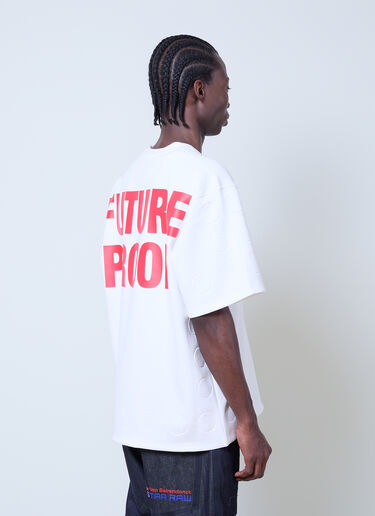 Walter Van Beirendonck x G-STAR 텍스트 프린트 티셔츠  화이트 wlt0160030