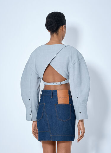 LN-CC® - Jacquemus: Le Haut Casaco Top - Grey Jacquemus Le Haut Casaco Top Grey jac0258070