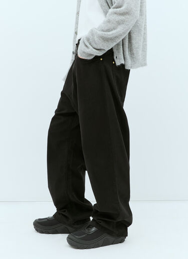 Carhartt WIP 더비 팬츠  블랙 wip0153006