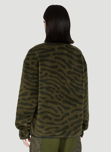 Moncler Salehe Bembury Teddy Zip-Up Sweatshirt Dark Green msb0354008