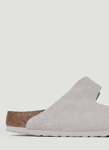 Birkenstock Arizona Suede Sandals White brk0352005