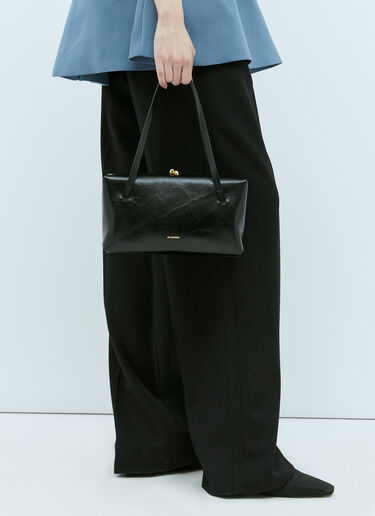 Jil Sander 小号 Goji 手提包 黑 jil0256014