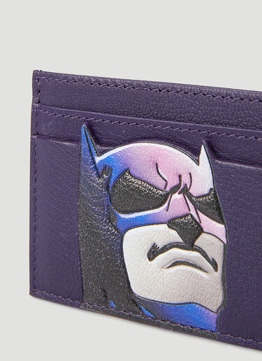 Lanvin Batman Card Holder Purple lnv0148015