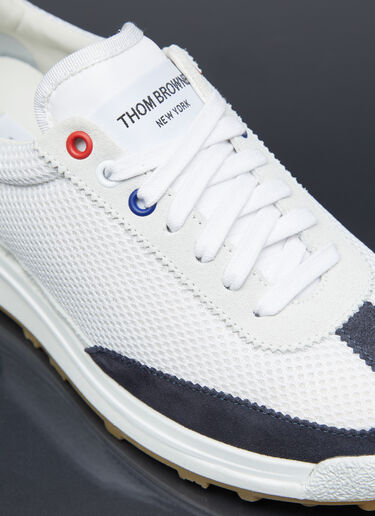 Thom Browne Tech Suede Runner Sneakers Navy thb0153019