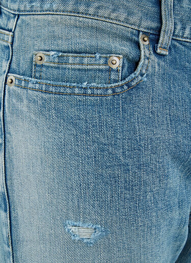 Saint Laurent 5 Pocket New Trash Jeans Blue sla0126031