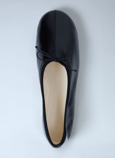 PHOEBE PHILO Gathered Flat Shoes Black phl0262023