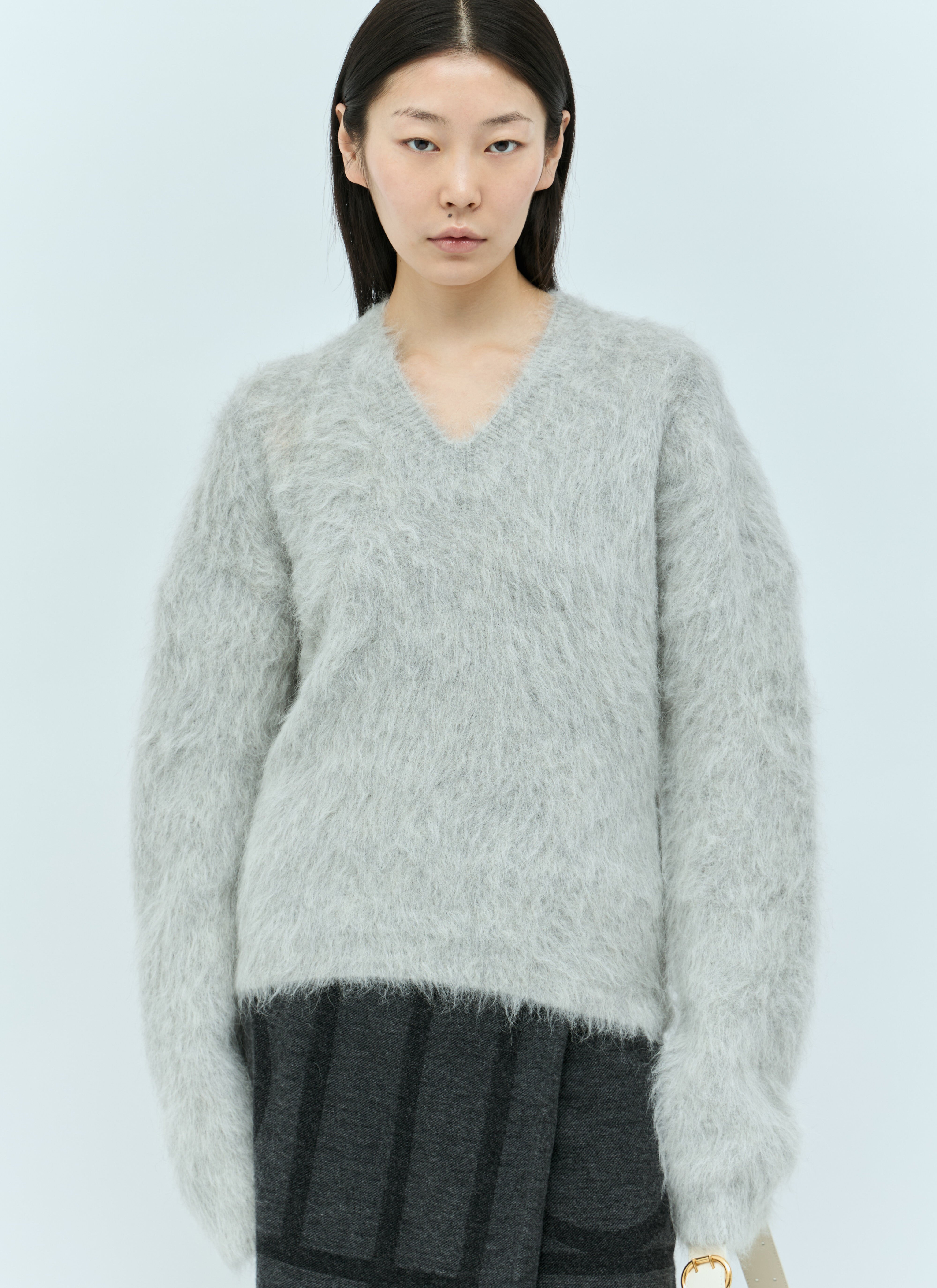 TOTEME Petite Alpaca-Blend Knit Sweater Yellow tot0256020