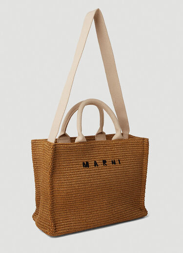 Marni Small Basket Tote Bag Brown mni0251050