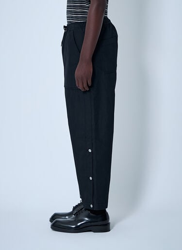 Comme des Garçons Homme Wool-And-Linen Pants Black cdh0160003
