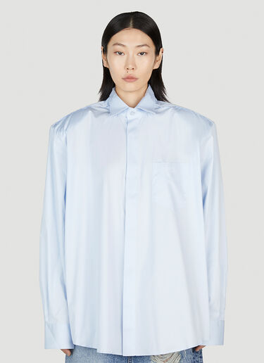 VETEMENTS 더블 칼라 셔츠 라이트 블루 vet0251010