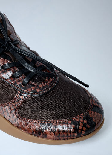 Miu Miu Gymnasium Sneakers Brown miu0262014
