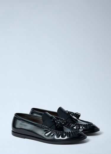 Leather Loafers The Row Leather Loafers Black row0262029