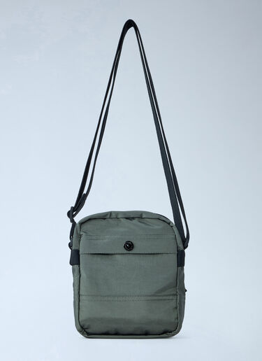 LN-CC® - Stone Island: Compact Crossbody Bag - Green Stone Island Compact Crossbody Bag Green sto0165030
