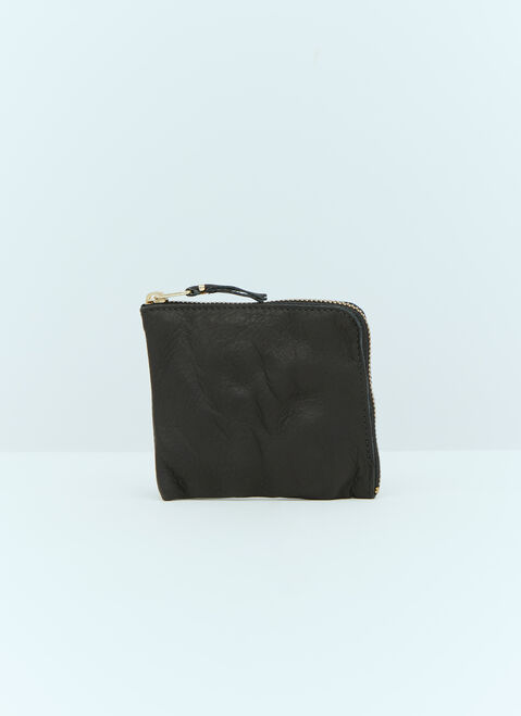 Saint Laurent Washed Leather Wallet Black sla0253159