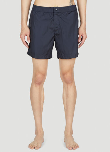 Moncler Striped Swim Shorts Navy mon0151015