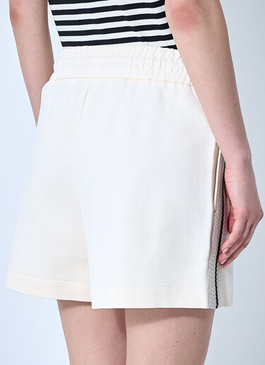 Moncler Logo Patch Track Shorts Beige mon0260032