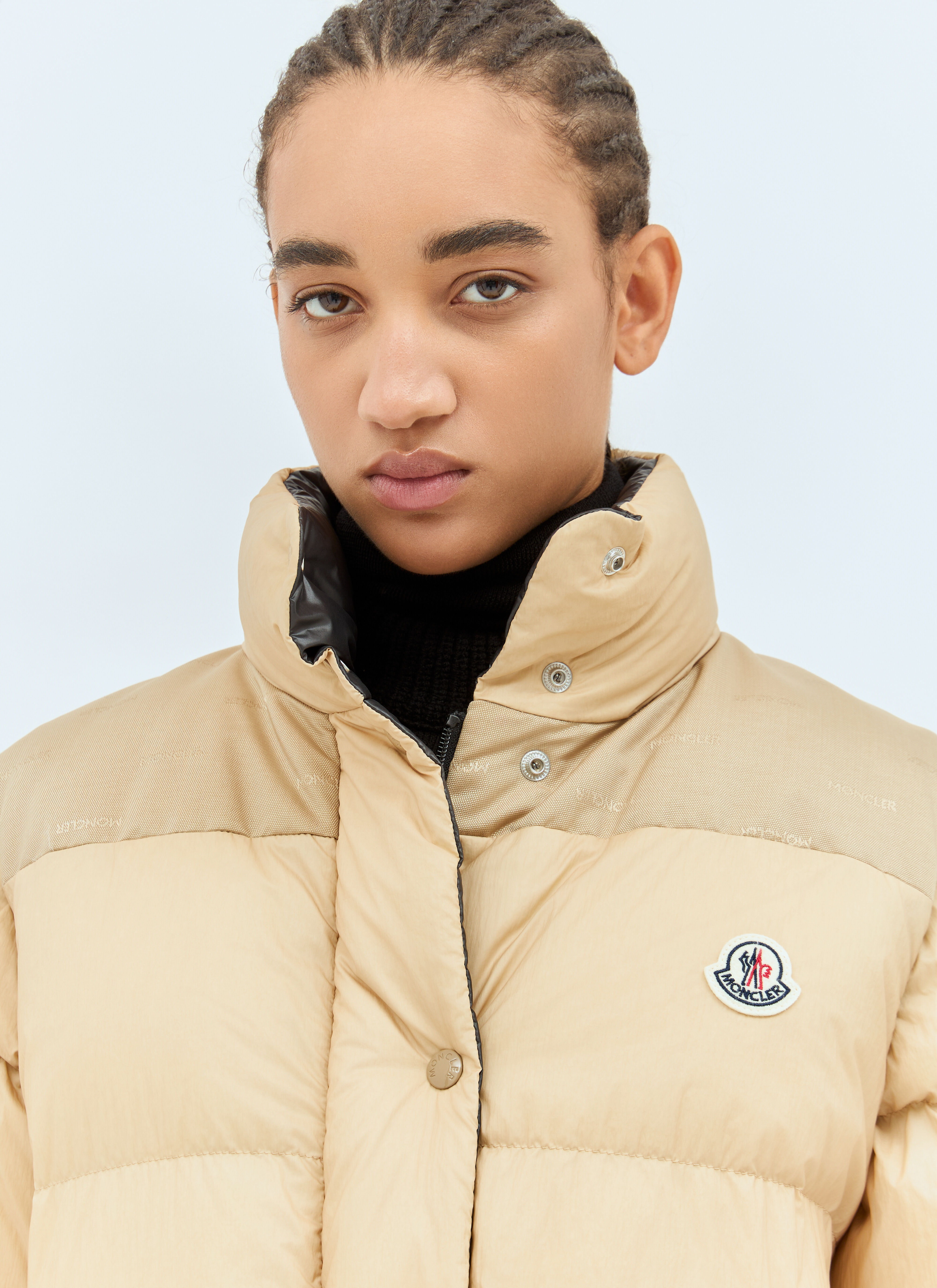 Moncler RE ICONS Women s Verone Reversible Short Down Jacket in Beige LN CC