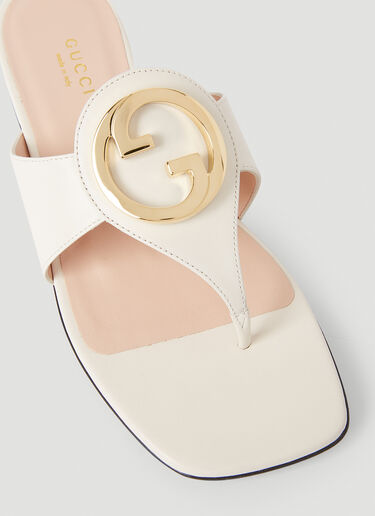 Blondie Sandals Gucci Blondie Sandals Cream guc0252107