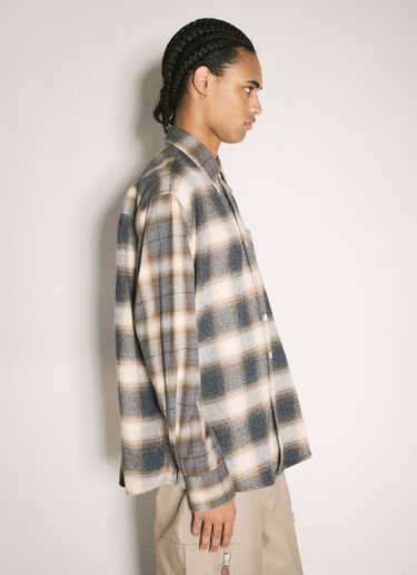 Our Legacy Above Stripe Shirt Grey our0158001