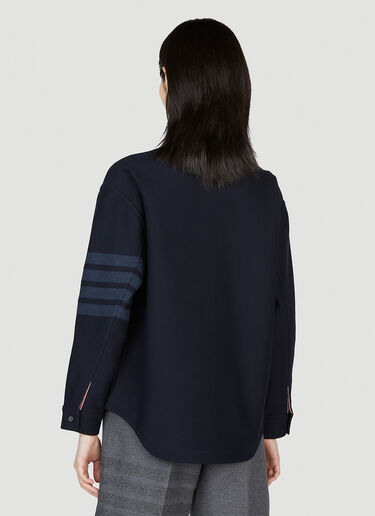 Four Bar Shirt Thom Browne Four Bar Shirt Blue thb0251021
