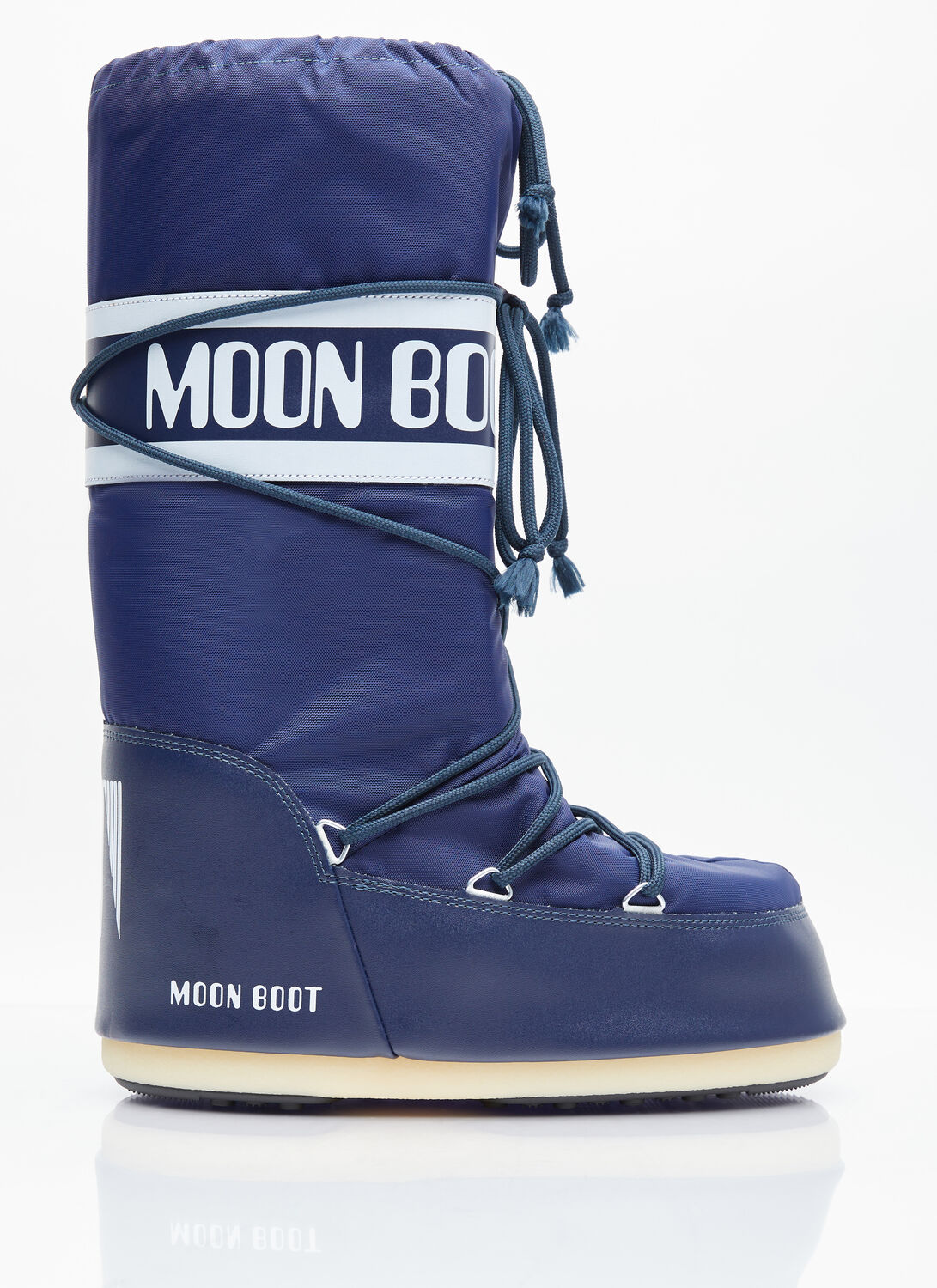 Moon Boot Icon Nylon Snow Boots In Blue