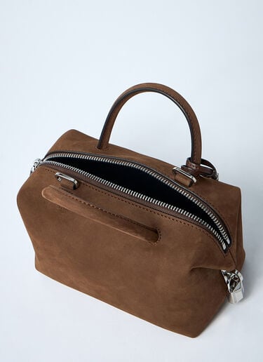 Small Holdall Shoulder Bag Max Mara Small Holdall Shoulder Bag Dark Brown max0261040