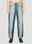 Eckhaus Latta 배기 진 블랙 eck0151002