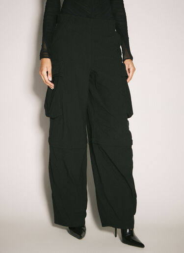 Alexander Wang Logo Cargo Pants Black awg0257005