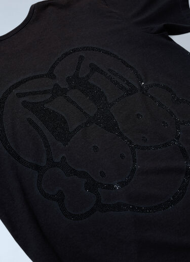Logo Motif T-Shirt CHITO Logo Motif T-Shirt Black chi0160001
