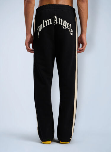 Curved Logo Track Sweatpants Palm Angels Curved Logo Track Sweatpants Black pma0162021