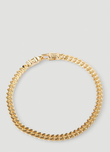 Tom Wood Curb L Bracelet Gold tmw0345004