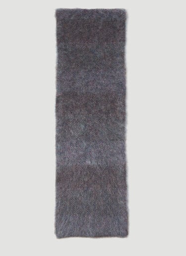 Brushed Signature Scarf Martine Rose Brushed Signature Scarf Purple mtr0154015