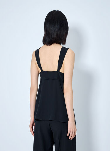 LN-CC® - Chloé: Lace-Trim Silk Crêpe Camisole - Black Chloé Lace-Trim Silk Crêpe Camisole Black chl0264006