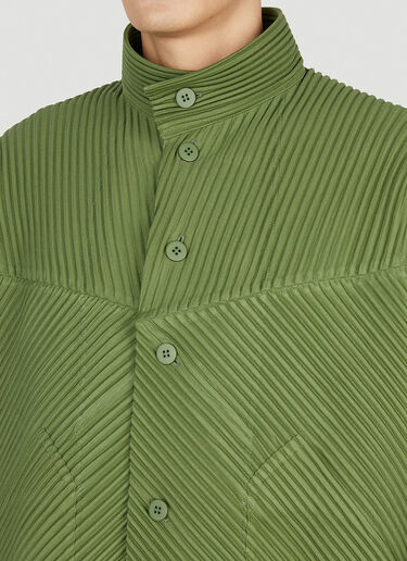 Homme Plissé Issey Miyake Design Jacket Green hmp0152016