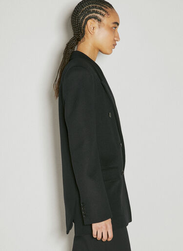 Wool-Blend Blazer Saint Laurent Wool-Blend Blazer Black sla0254015