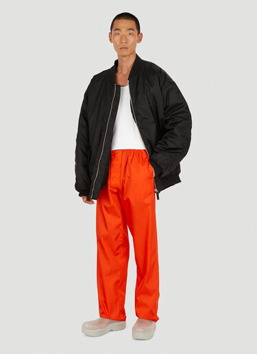 Prada Re-Nylon 파자마 트랙 팬츠 오렌지 pra0150006
