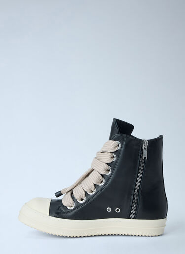 LN-CC® - Rick Owens: Jumbolace Sneakers - Black Rick Owens Jumbolace Sneakers Black ric0165004