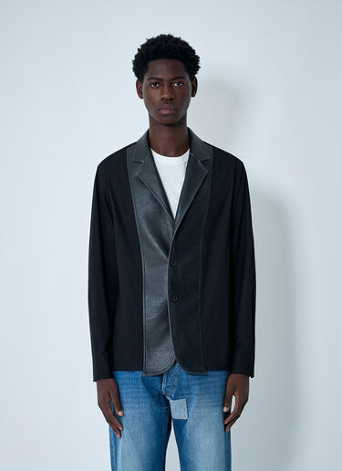 Hybrid Shirt Jacket MM6 Maison Margiela Hybrid Shirt Jacket Black mmm0162002