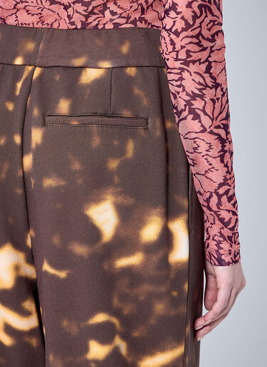 Dries Van Noten Tie-Dye Track Pants Brown dvn0260031